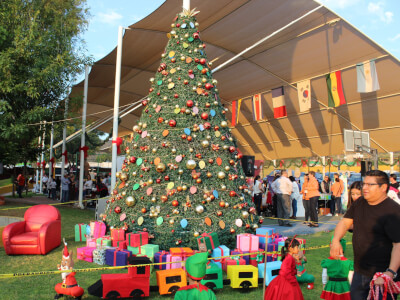 Encendido de árbol y bazar navideño - Juriquilla